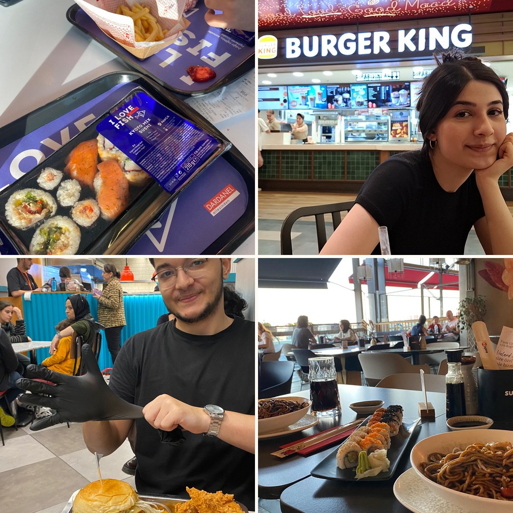 sushi ve burger